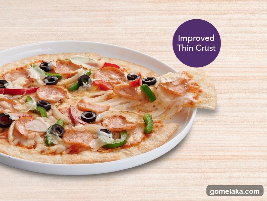 Pizza with Improved Thin Crust