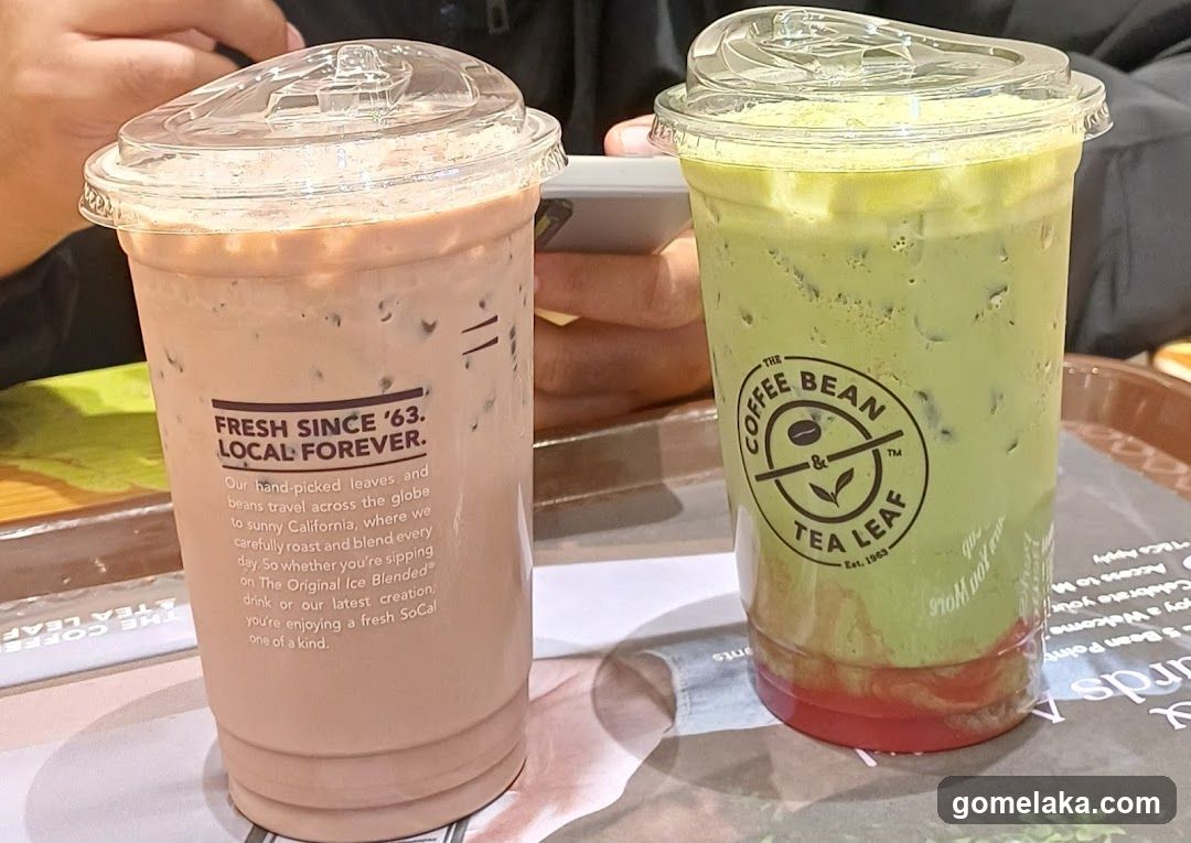 Two Iced Drinks