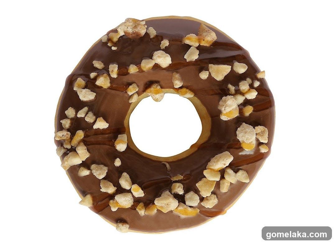 Chocolate Nut Donut