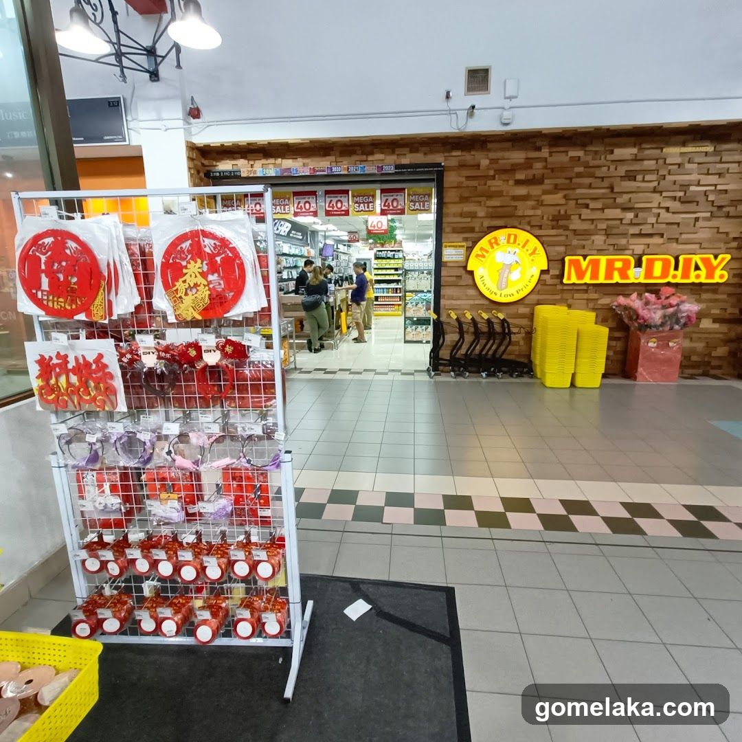 MR. DIY Store Entrance with Decorations