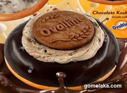 Ovaltine Chocolate Cookie Donut