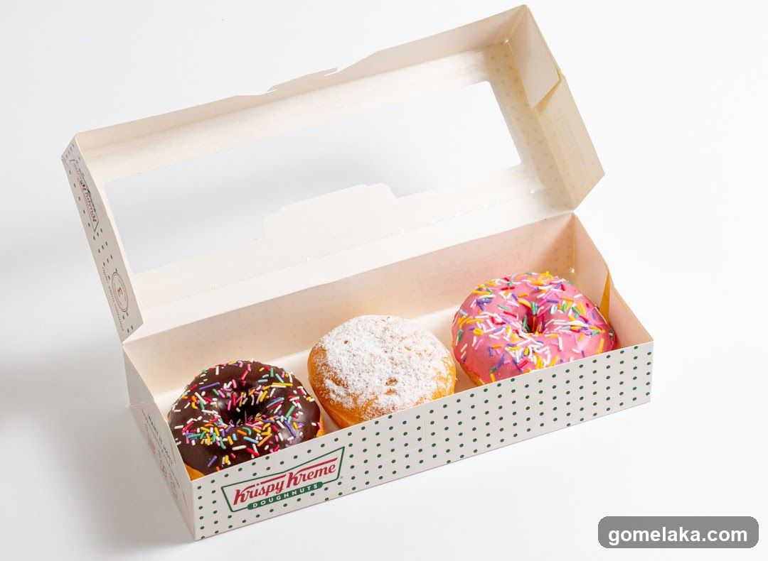 Krispy Kreme Donuts Box