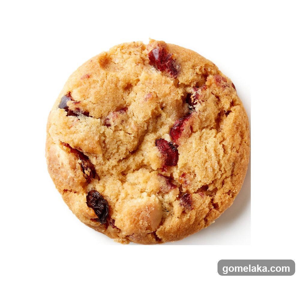 Cranberry White Chocolate Chip Cookie