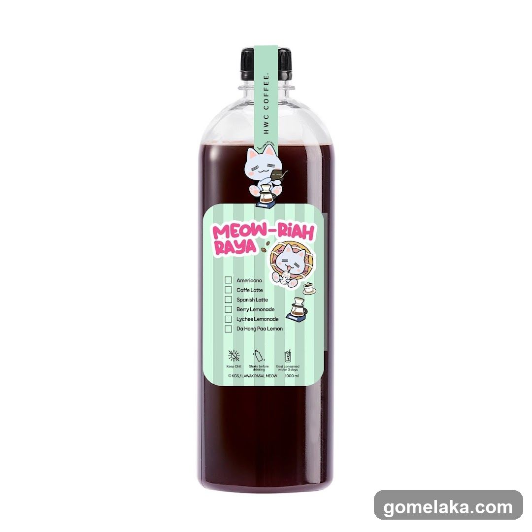 Meow-Riah Raya Drink Bottle