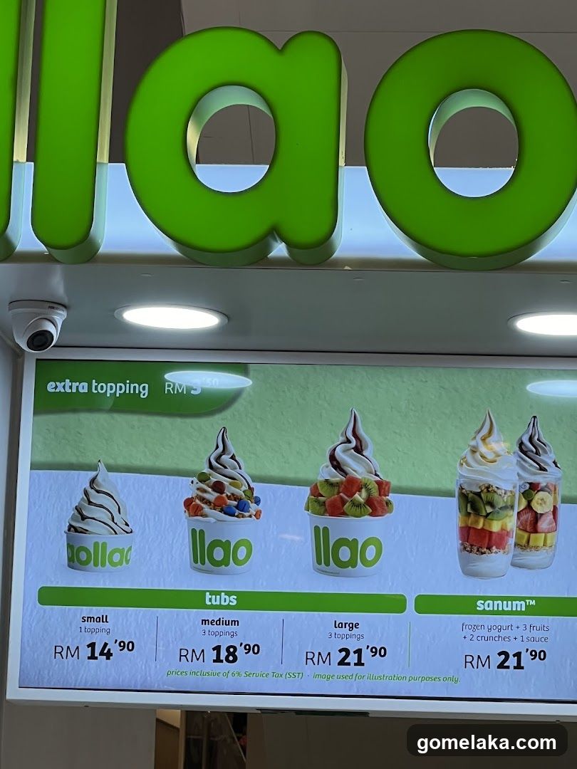 llaollao Menu