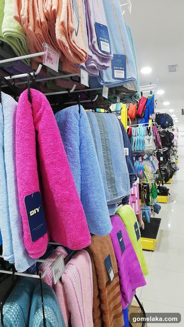 Colorful Towels on Display