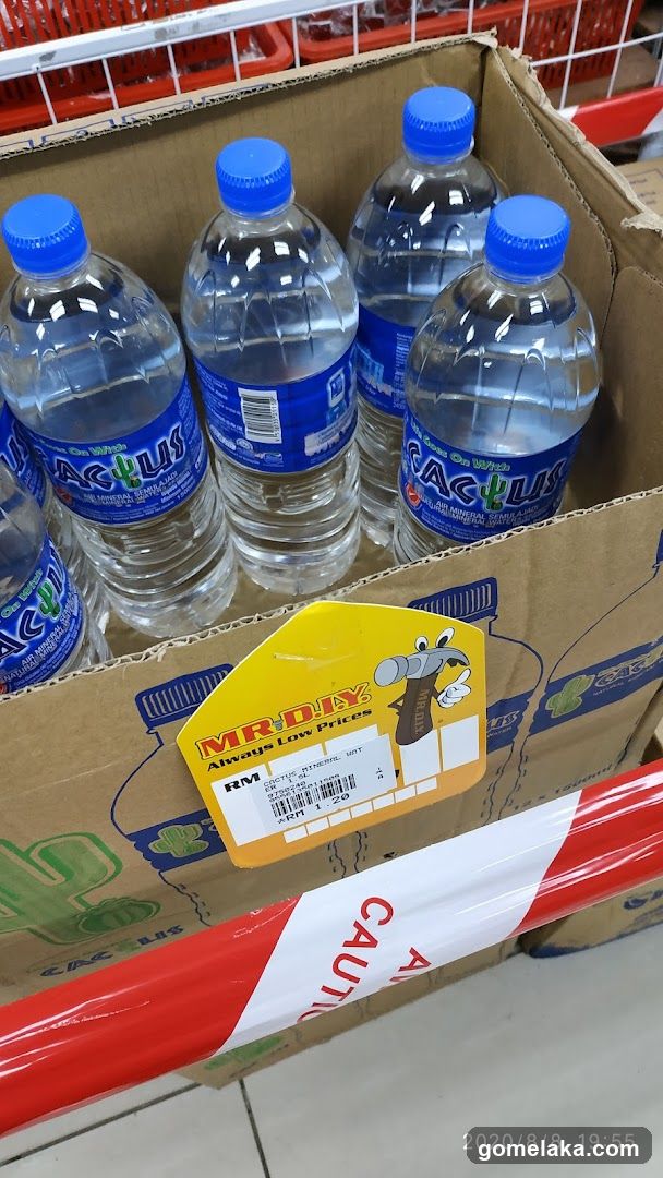 Bottled Water Display