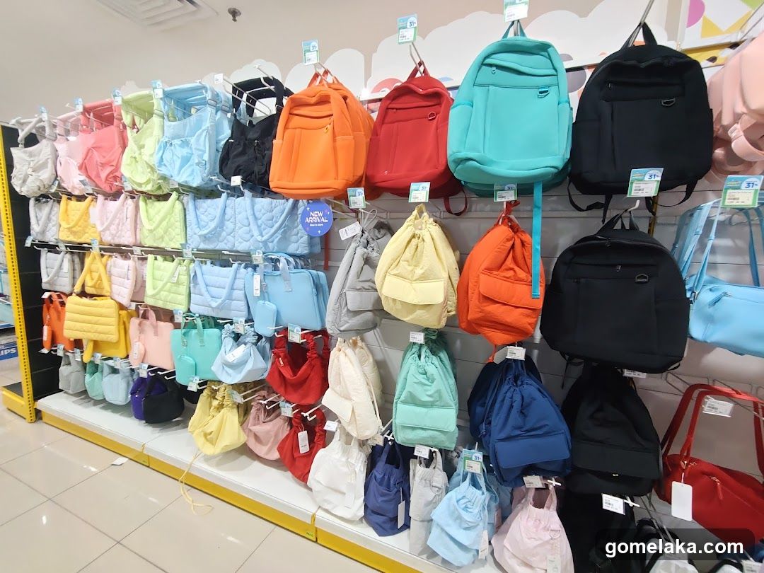 Bags on Display