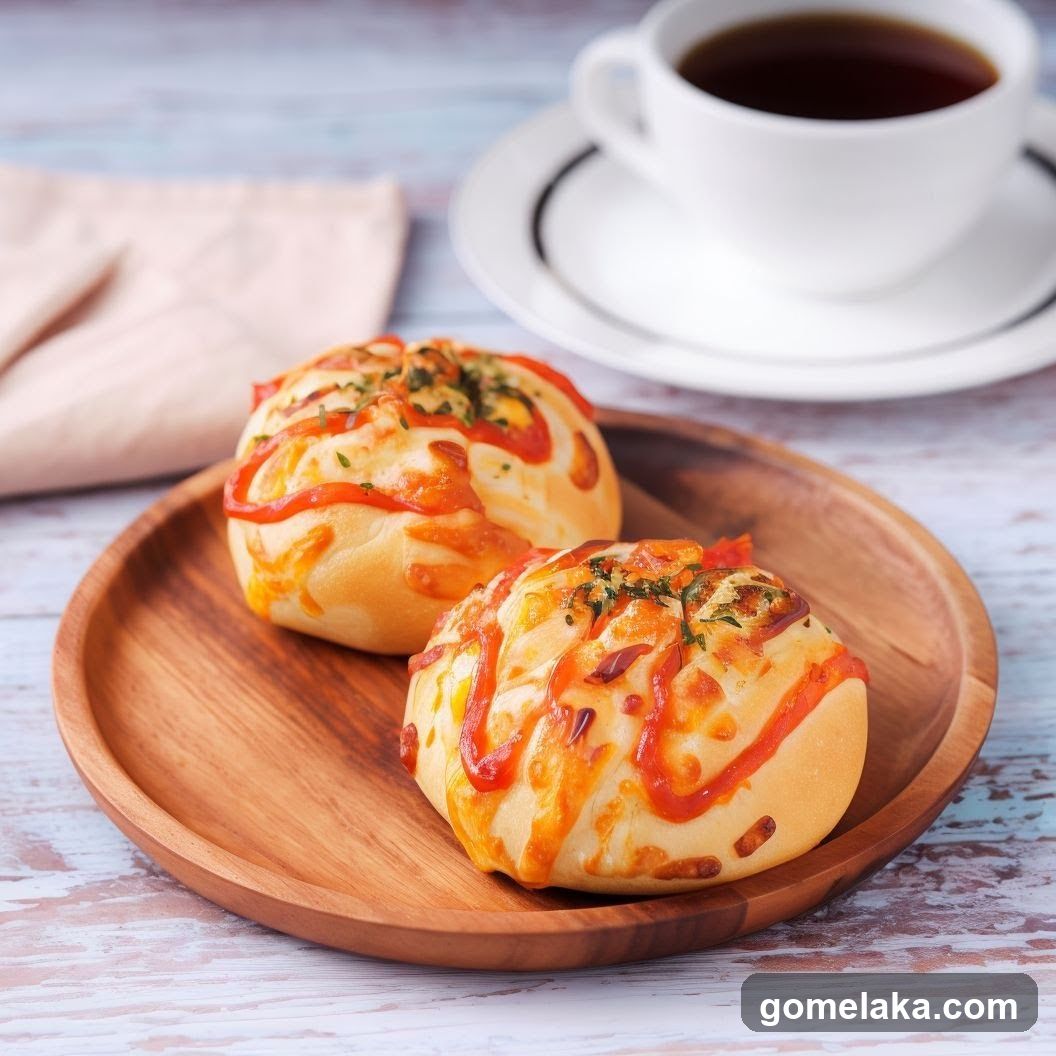 Savory Buns with Coffee
