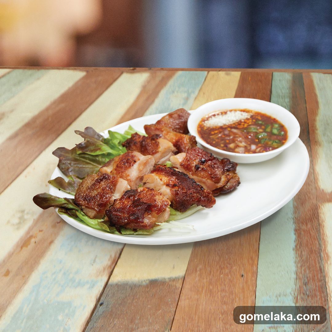 Grilled Chicken with Dipping Sauce