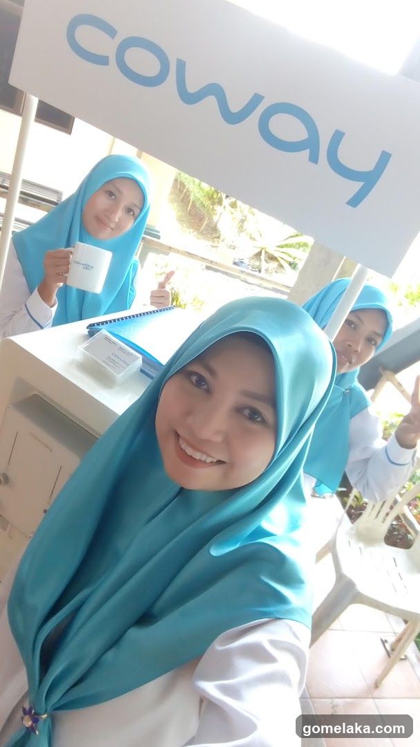 Coway Staff Posing for a Selfie