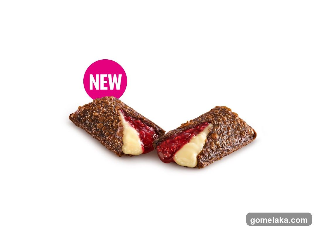 New Raspberry Cream Pastry