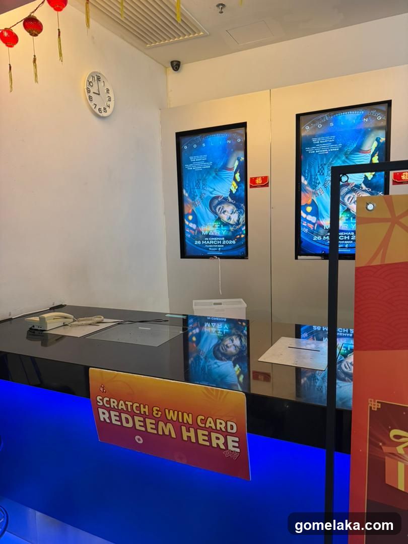 Cinema Lobby Counter Area