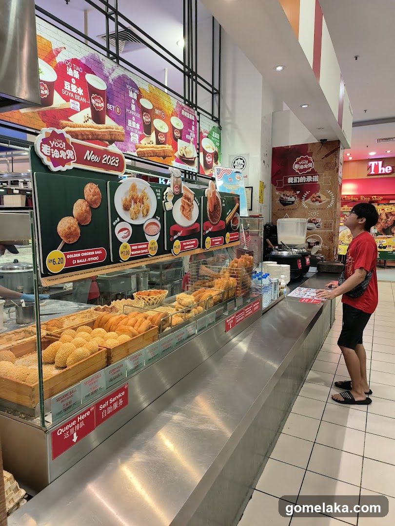 Food stall interior