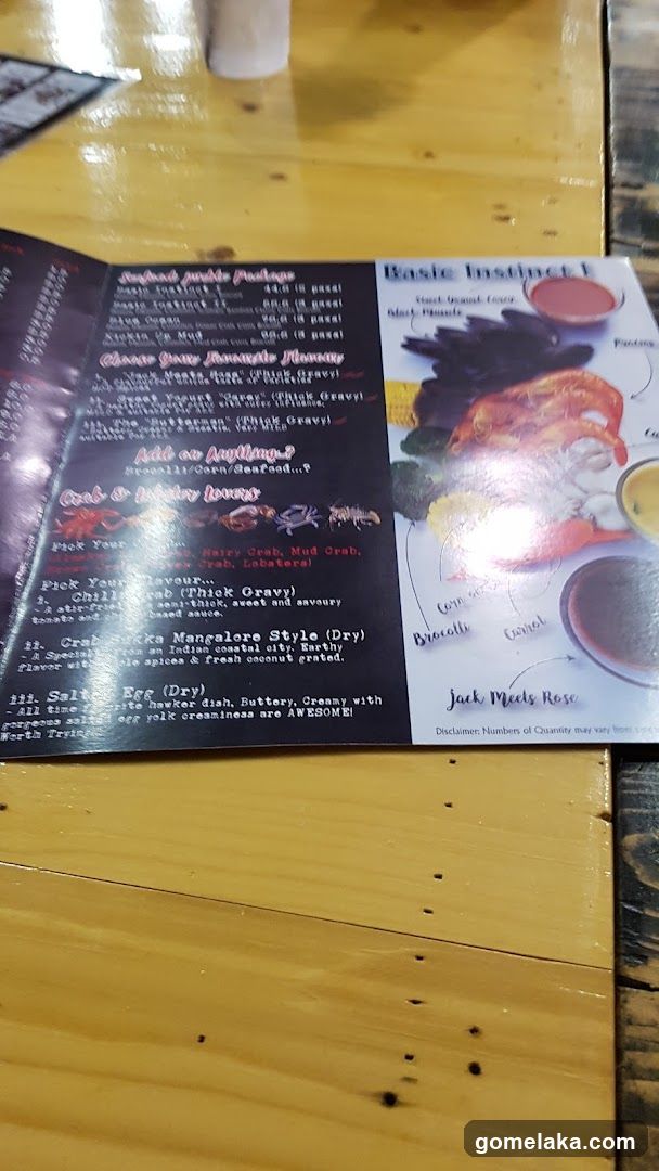 Restaurant Menu on Wooden Table