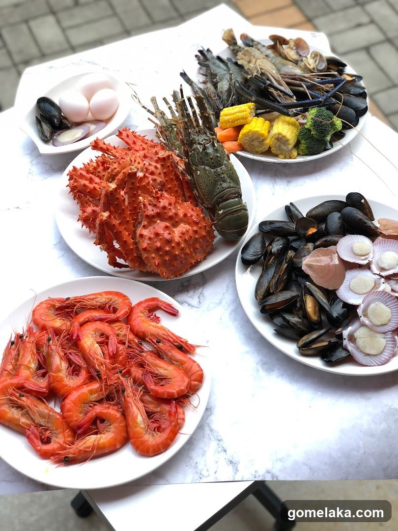 Seafood Platter Display