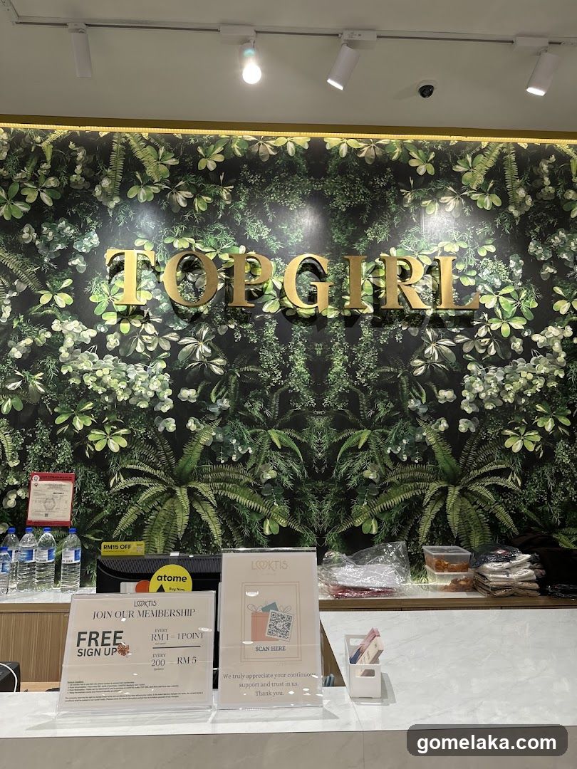 Topgirl Store Interior