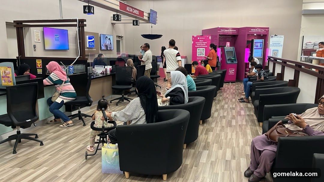AEON Cards Branch Interior