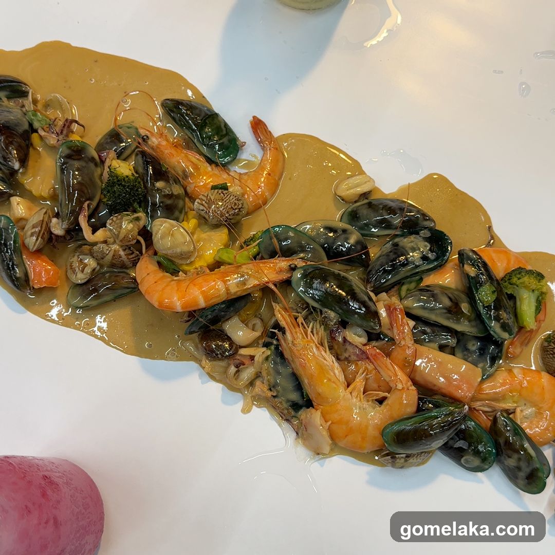 Seafood dish