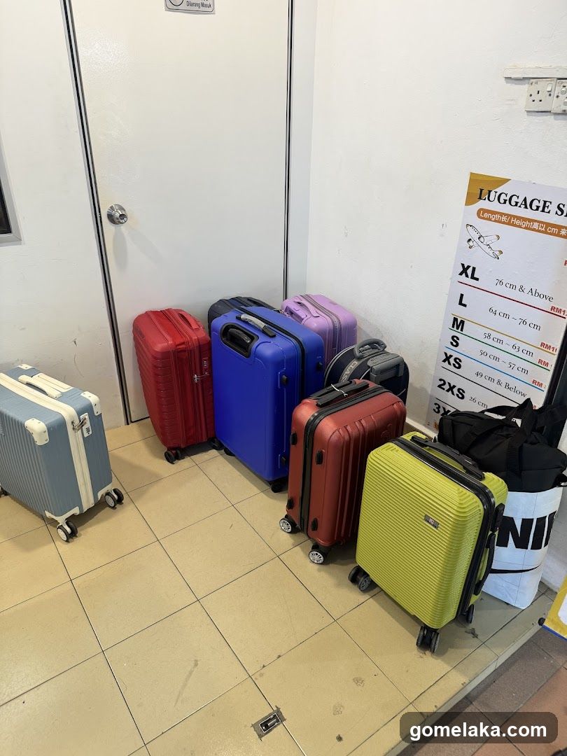 Luggage Storage Area