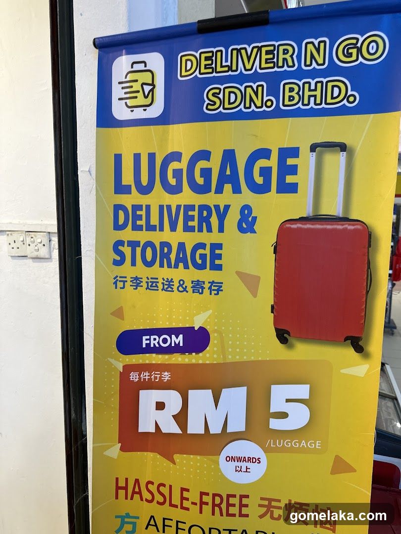 Deliver N Go SDN. BHD. Luggage Delivery & Storage Advertisement