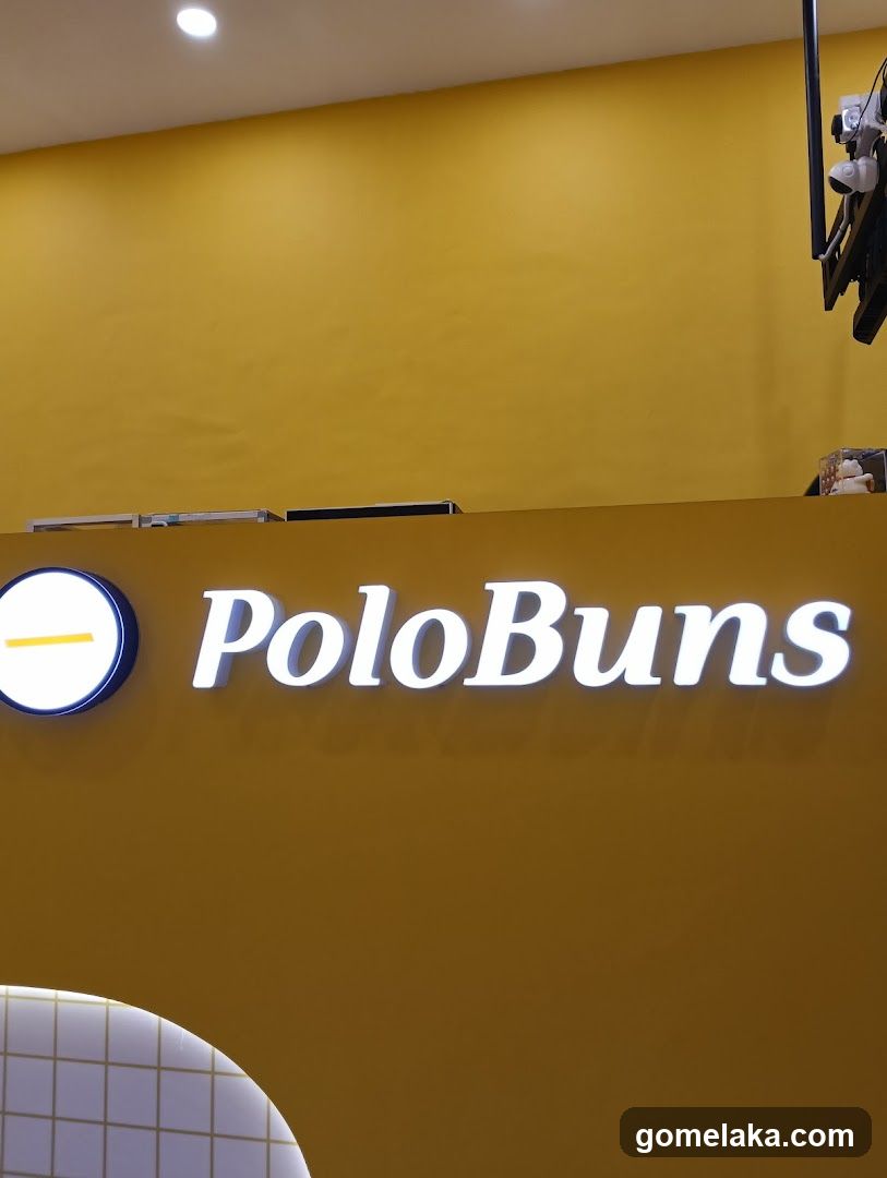 PoloBuns storefront interior signage