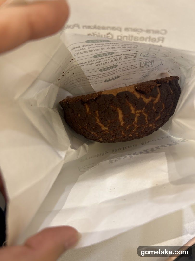 Baked good in packaging