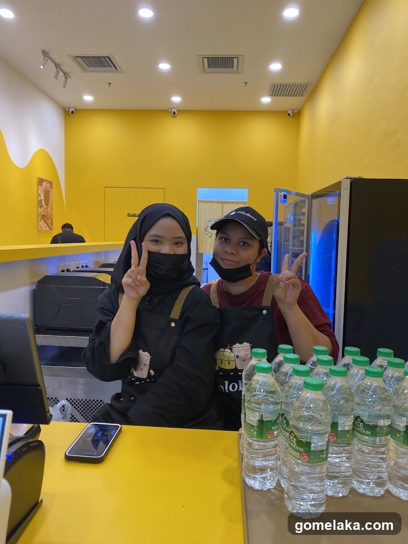Staff at counter