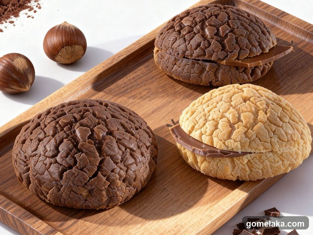 Chocolate and Hazelnut Pastries
