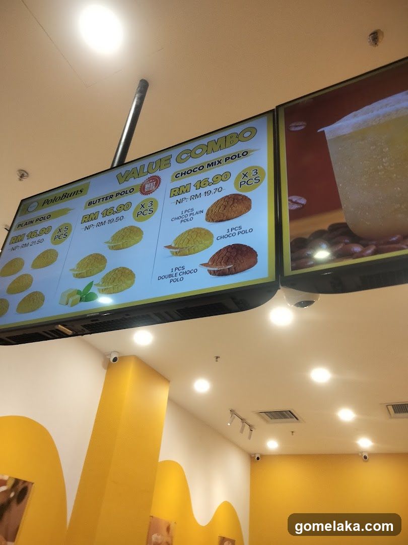 PoloBuns Value Combo Menu