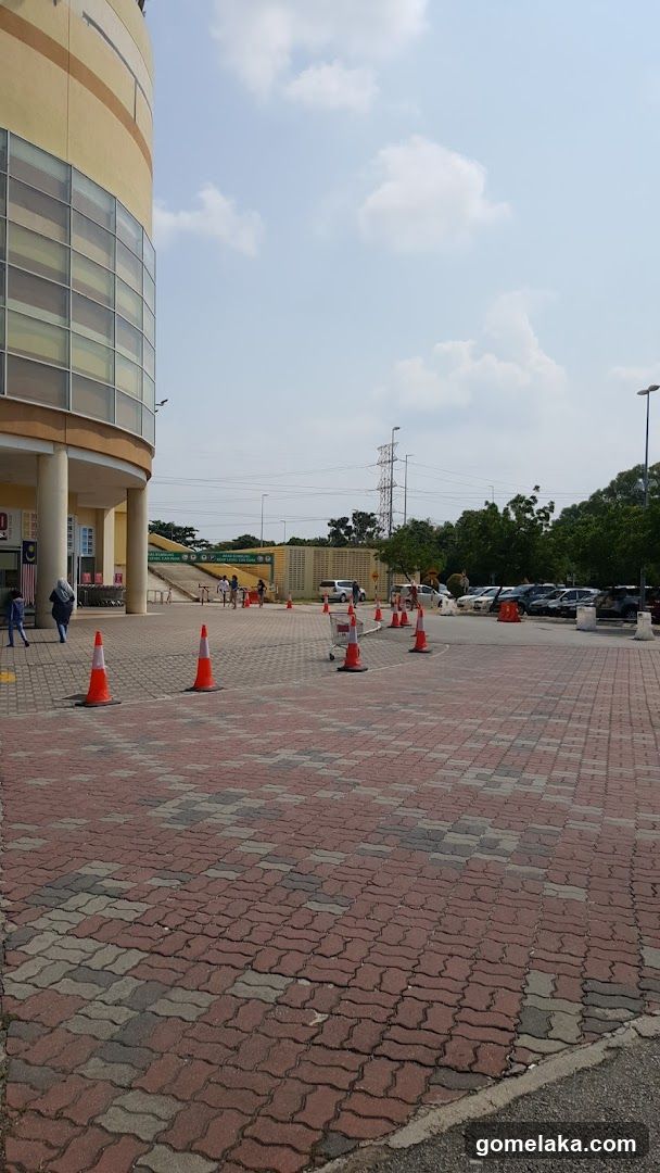Outdoor Plaza with Commercial Building