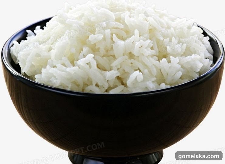 Rice in a bowl