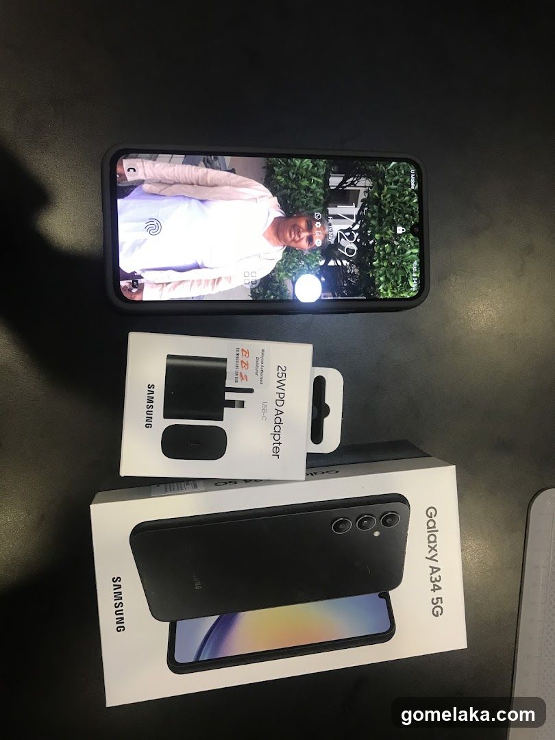 Samsung Galaxy A34 5G Unboxing Setup