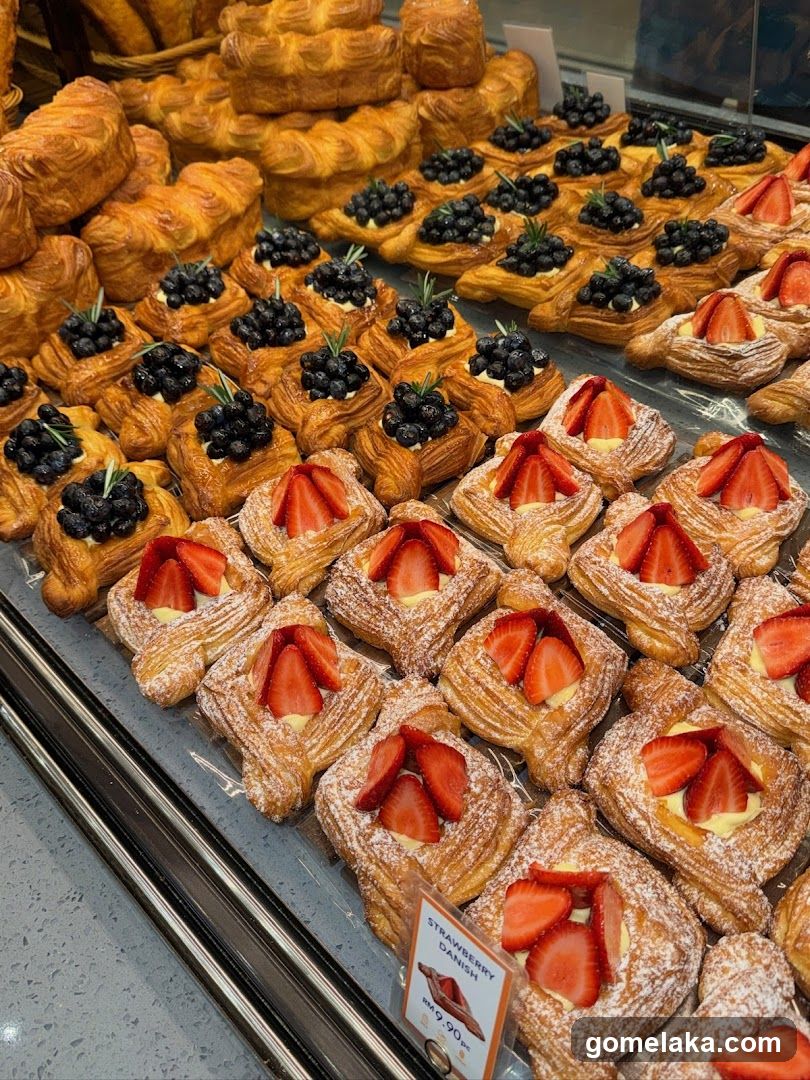 Pastry Display in Bakery