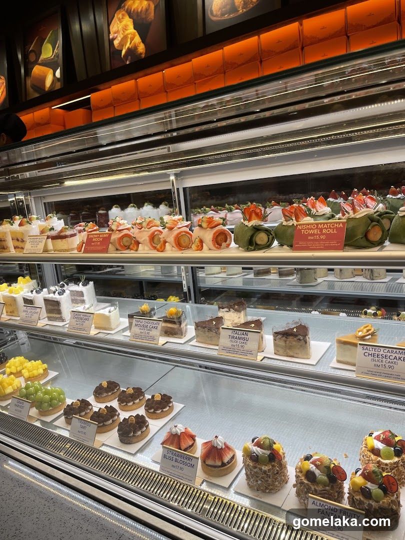 Display Case with Pastries