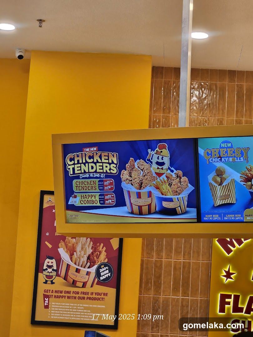Restaurant Interior Menu Board