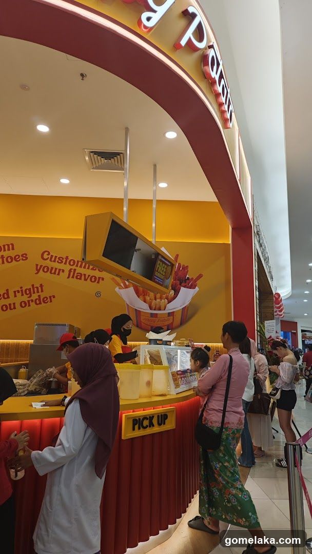 Food court stall interior