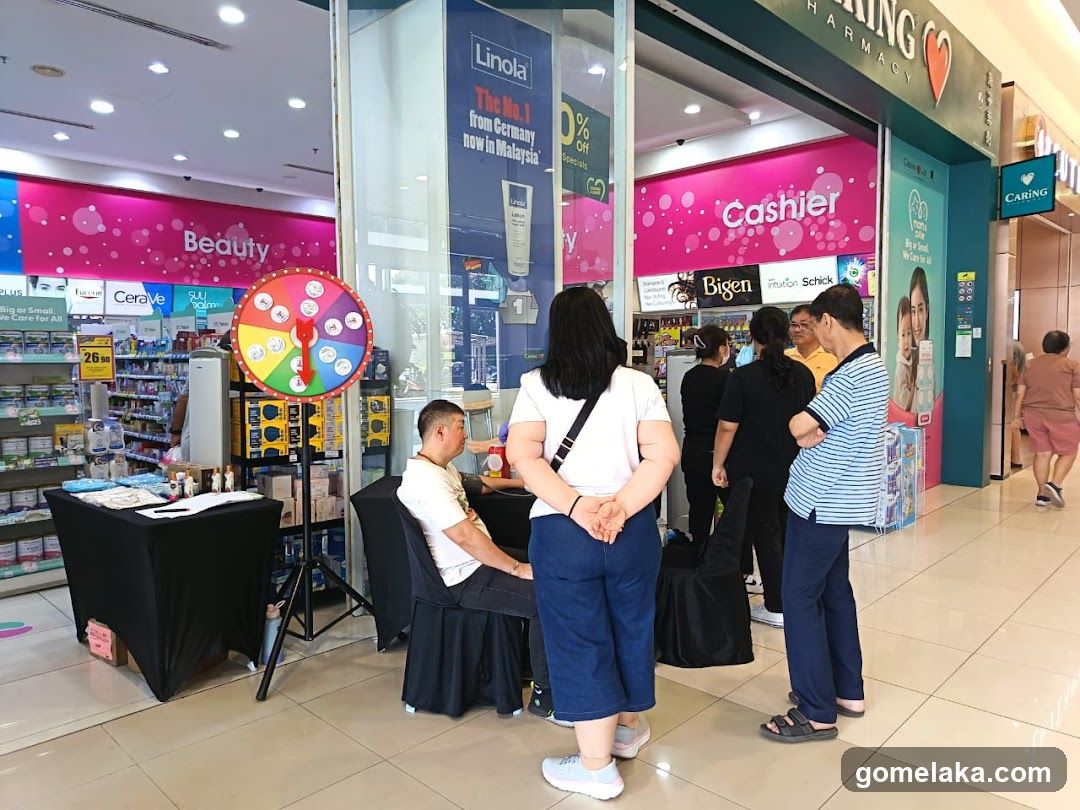 Pharmacy Interior with Promotional Activity