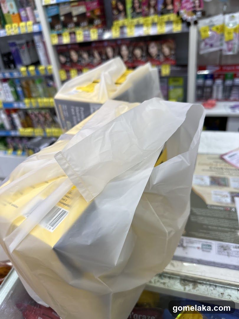 Store Interior with Shopping Bags