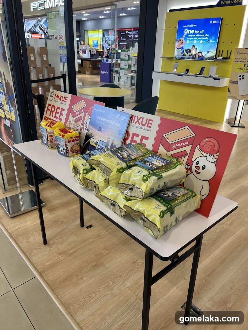 Promotional Display in Retail Store