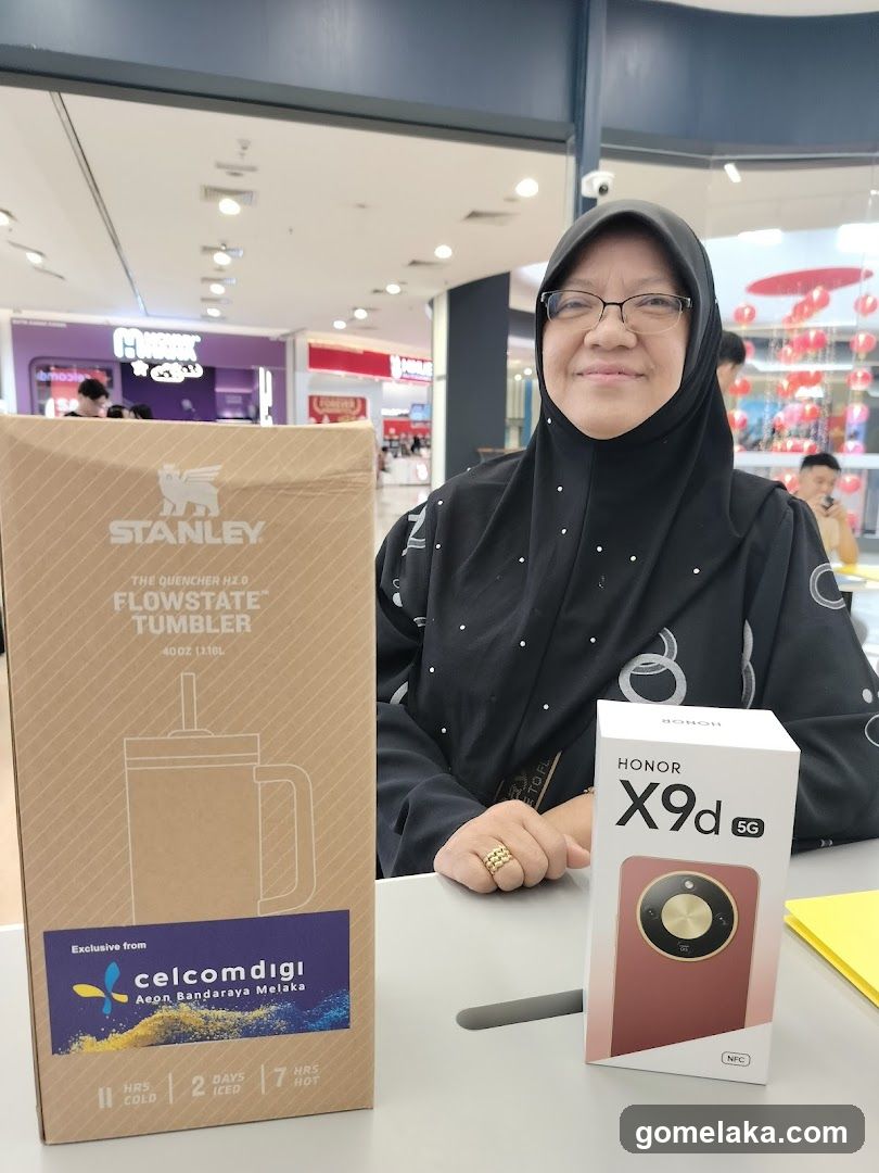 Customer with products at store counter