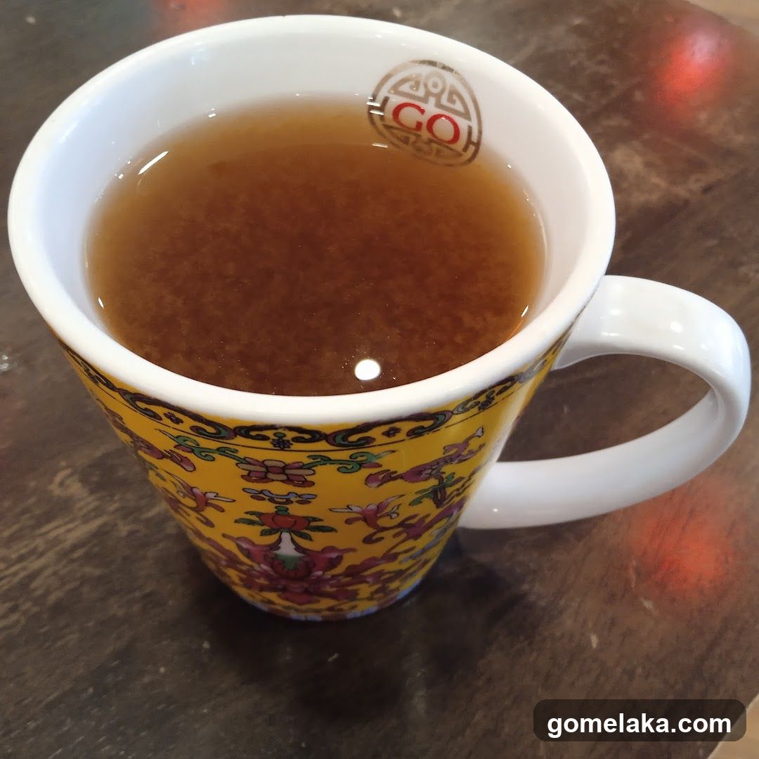Teacup on wooden surface