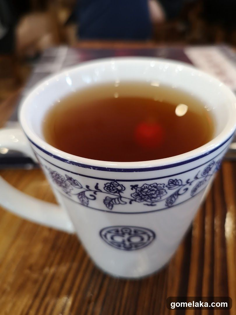 Tea Cup on Wooden Table