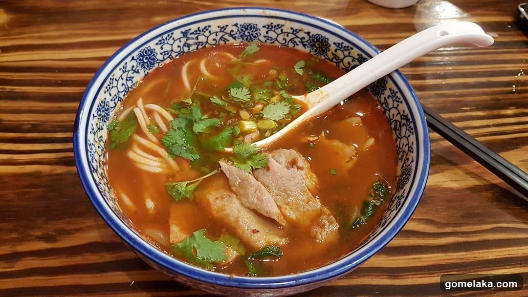 Bowl of noodle soup