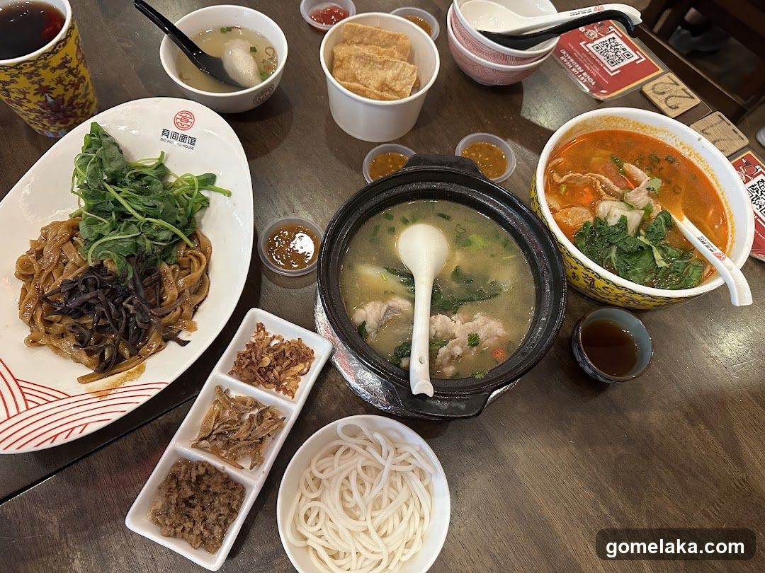 Dining Table with Chinese Cuisine