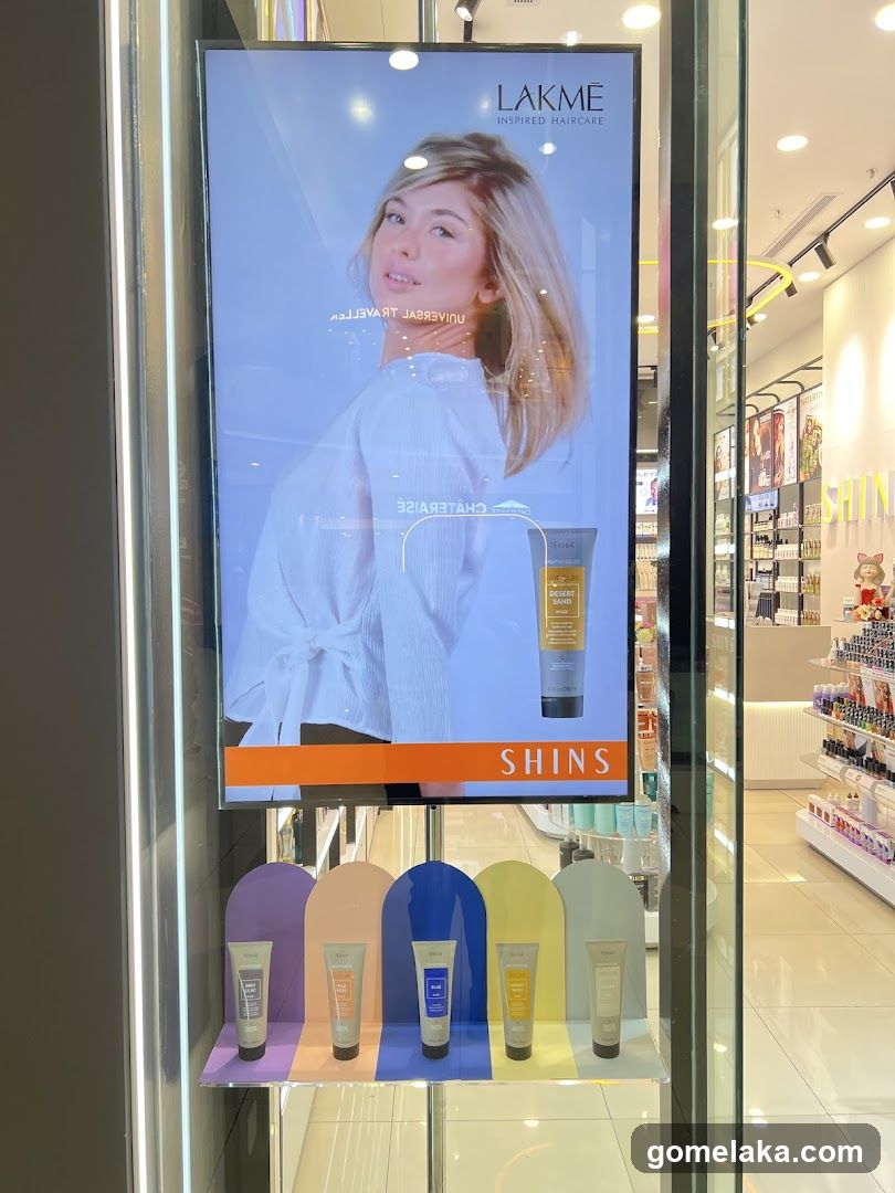 Lakme Shins Display