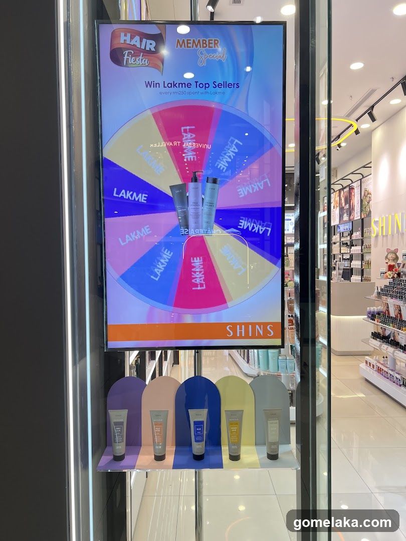 Lakme Hair Fiesta Promotion Display