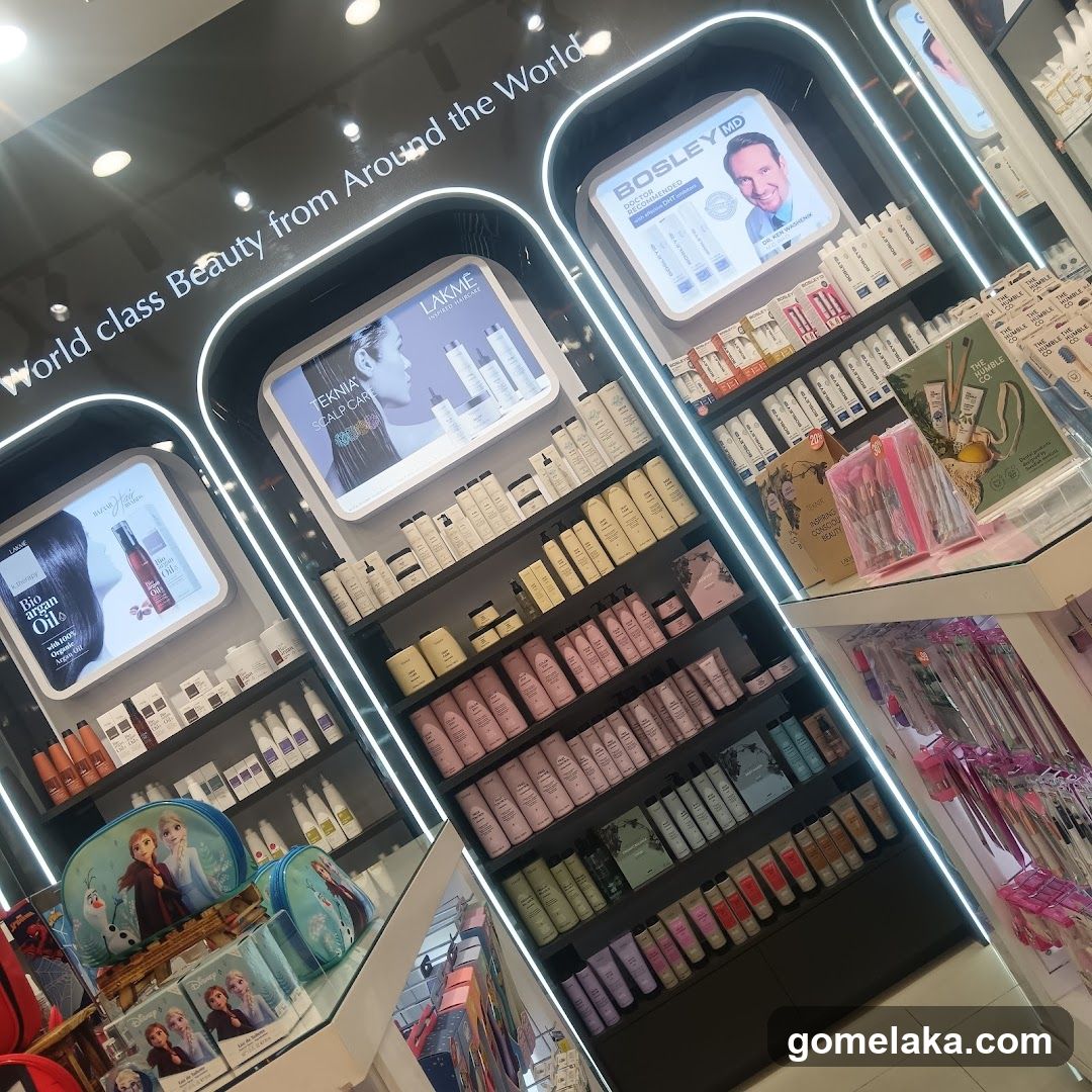 Beauty Product Store Interior