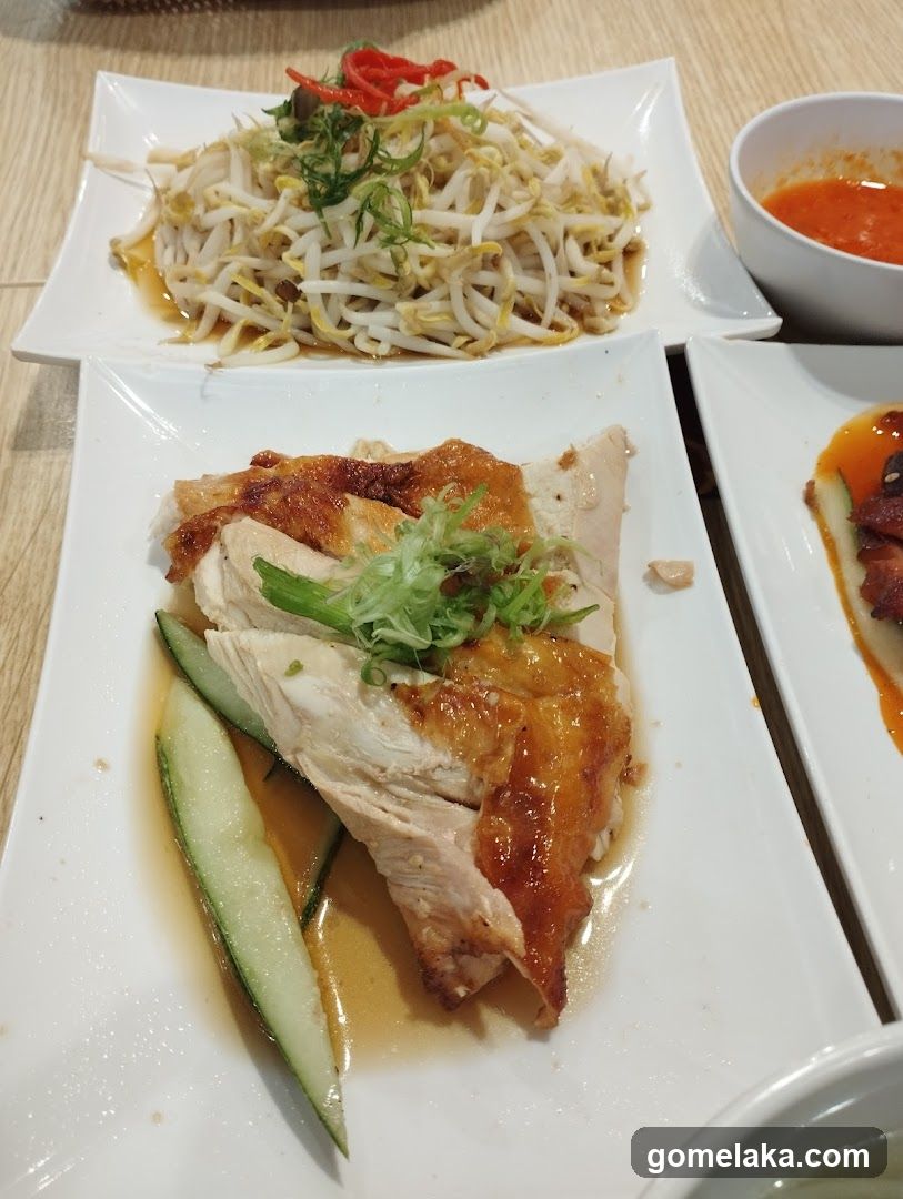 Dining Table with Food Items