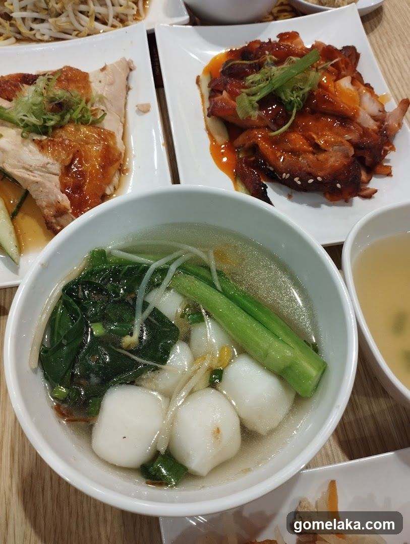 Dining Table with Asian Cuisine